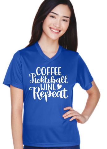Coffee Pickleball Wine Repeat