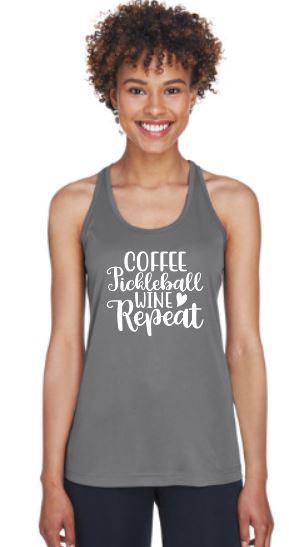 Coffee Pickleball Wine Repeat