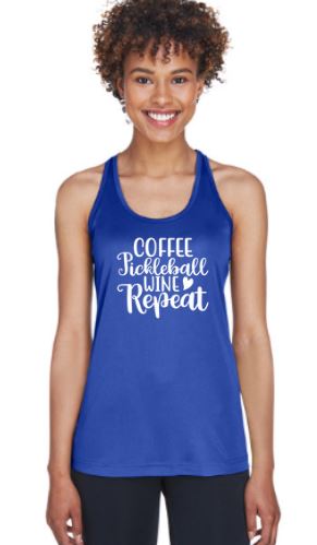 Coffee Pickleball Wine Repeat