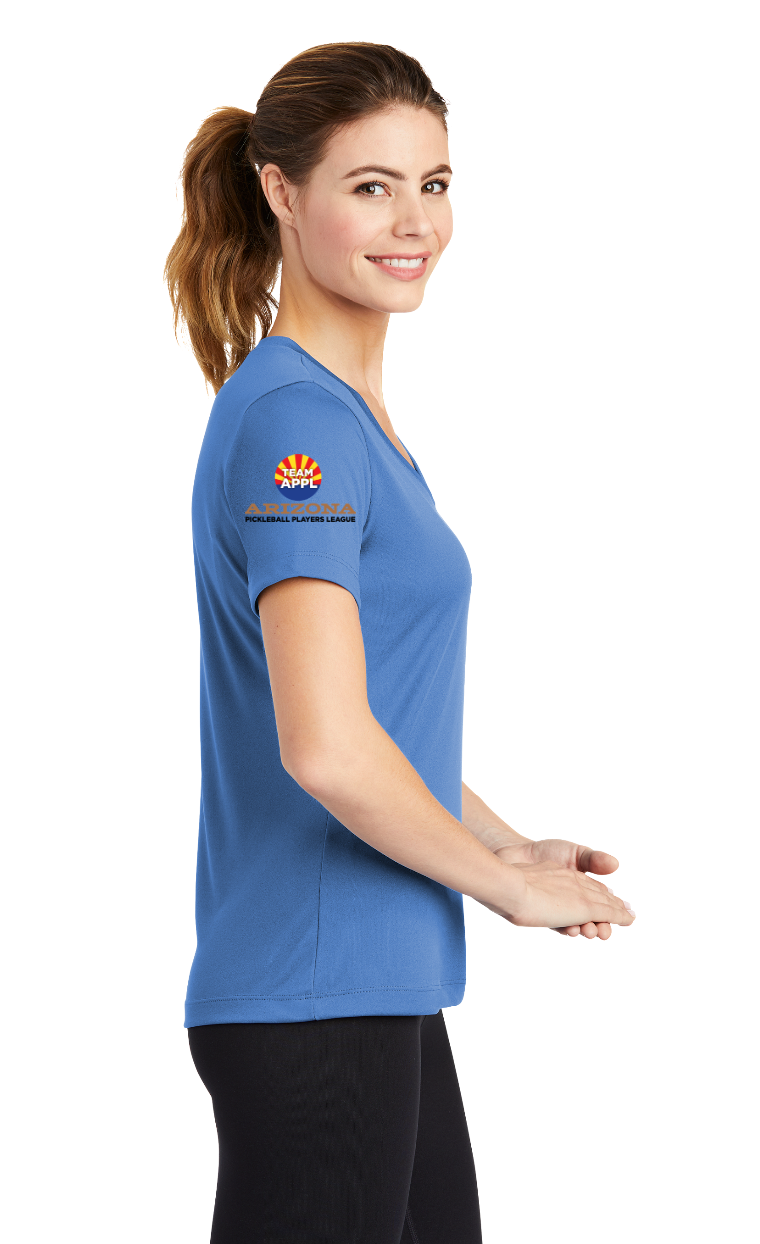 Women's SHORT Sleeve V-Neck - Arizona Pickleball Players League