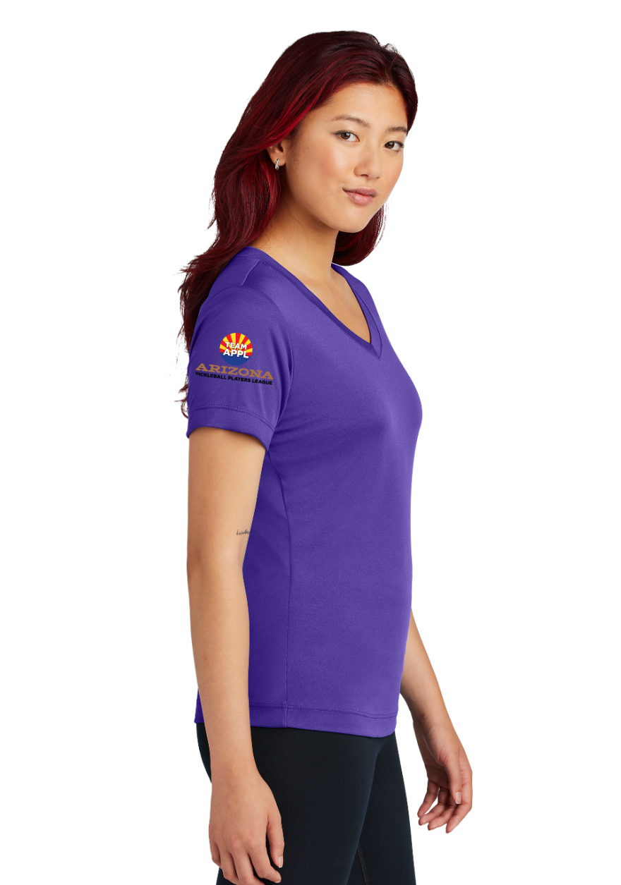 Women's SHORT Sleeve V-Neck - Arizona Pickleball Players League