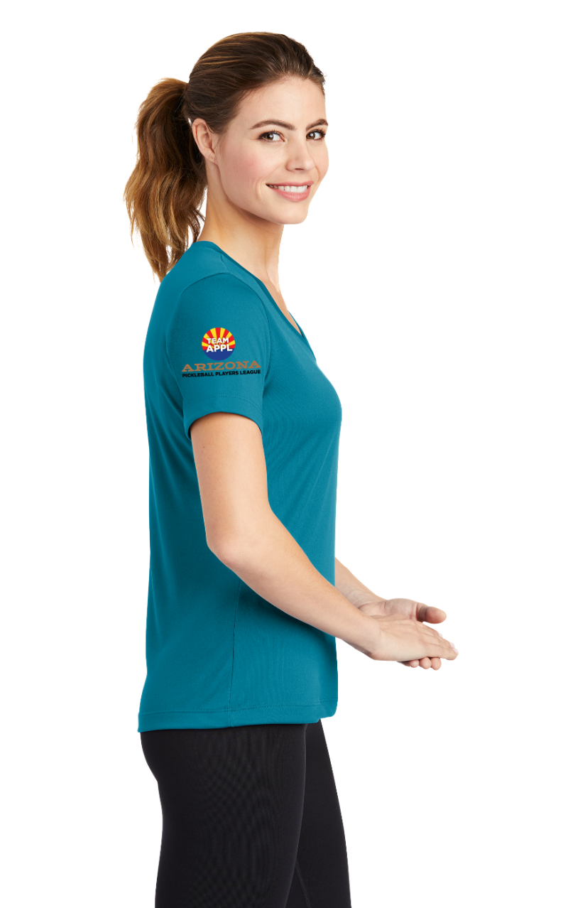Women's SHORT Sleeve V-Neck - Arizona Pickleball Players League