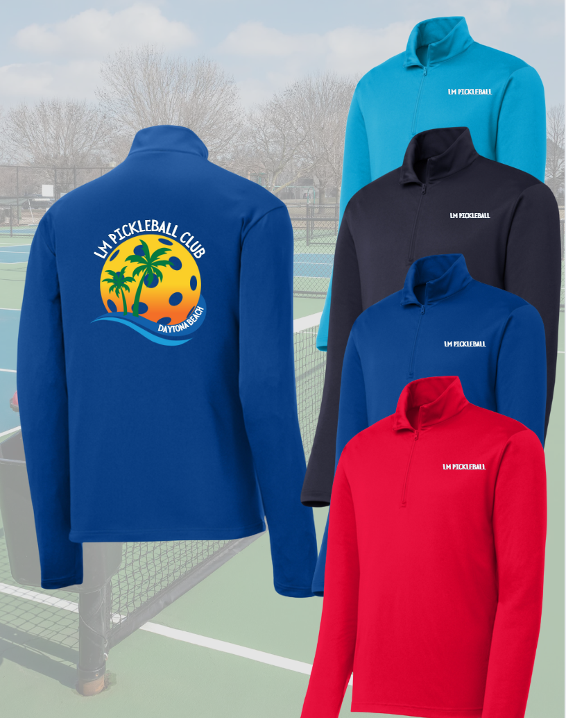 Quarter Zip Long Sleeve - LM Pickleball Club