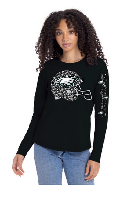 Philadelphia Eagles Rhinestone and Ladies NFL