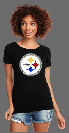 Pittsburg Steelers Rhinestone and Ladies NFL