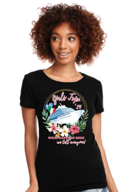 CUSTOM Cruise Birthday Family Reunion Travel Shirts