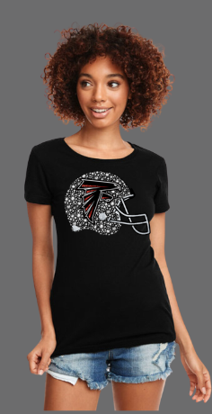 Atlanta Falcons Rhinestone and Ladies NFL