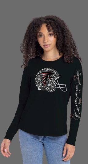 Atlanta Falcons Rhinestone and Ladies NFL