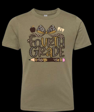 Fourth Grade Leopard Print