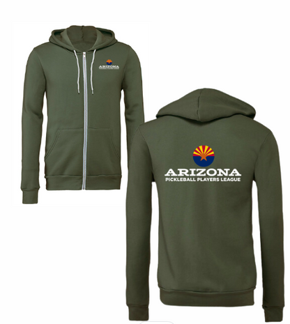 Arizona Pickleball Players League Zip Up Hoodie - APPL