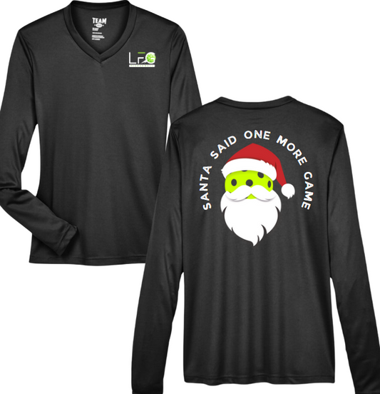 Santa Said One More Game - Holiday Pickleball Shirt