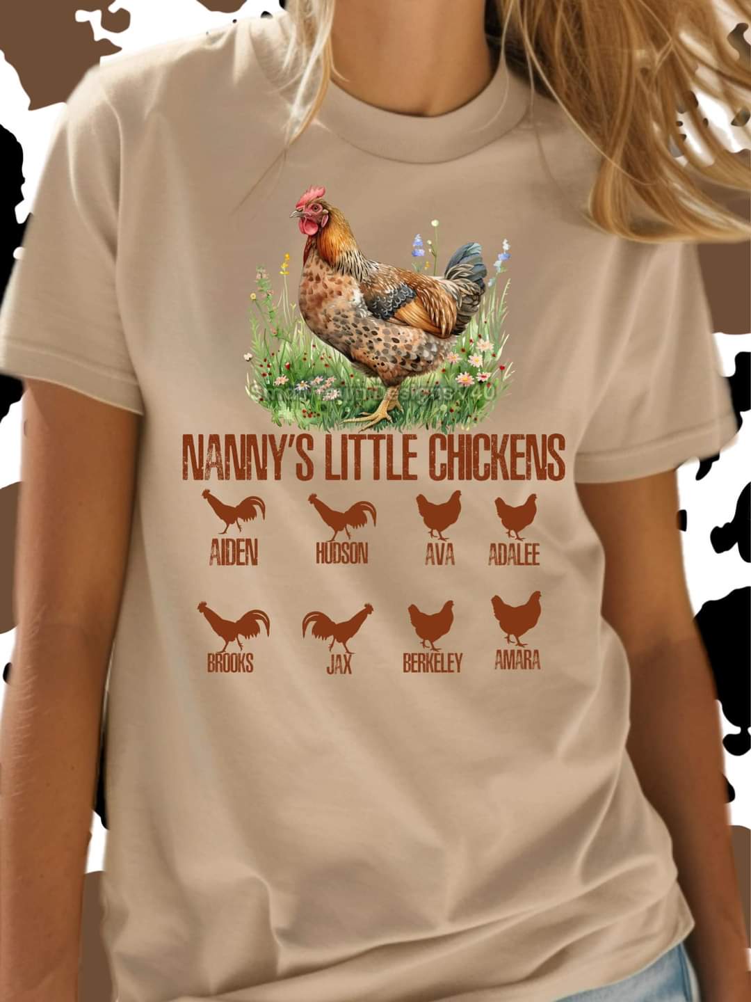 Nanny's Little Chickens Custom Tee