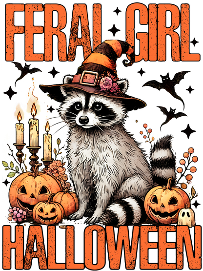 Feral Girl - Halloween Shirt