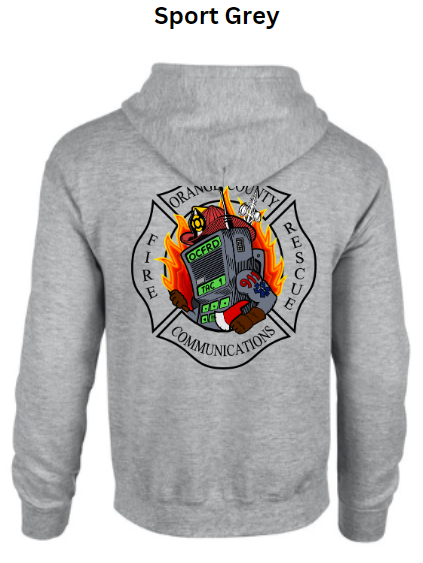 Dispatcher - OCFRD Comm Center Zip Up Hoodie