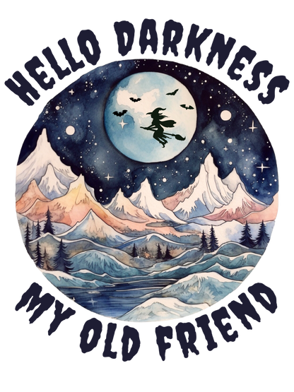 Hello Darkness My Old Friend - Halloween Shirt