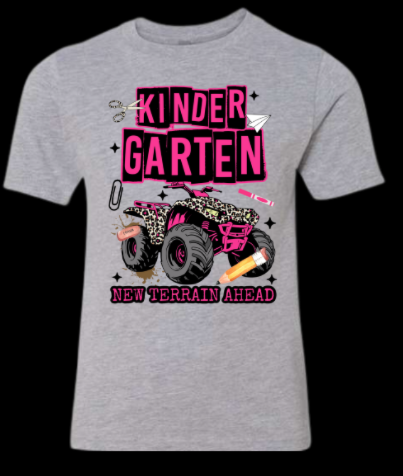 Kindergarten Four Wheeler Tee