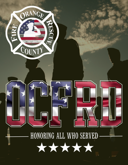 OCFRD Honors Veterans - ON Duty Shirt
