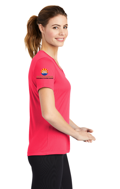 Women's SHORT Sleeve V-Neck  - Arizona Pickleball Players League