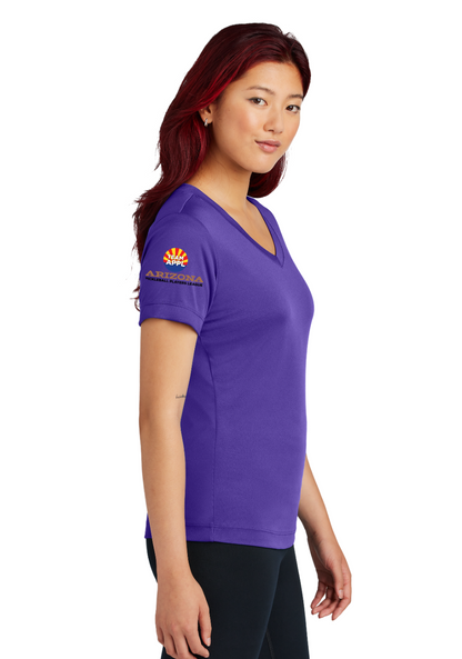 Women's SHORT Sleeve V-Neck  - Arizona Pickleball Players League