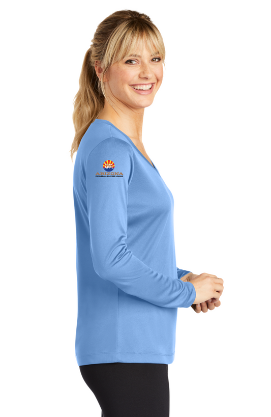 Women's LONG Sleeve V-Neck - Arizona Pickleball Players League