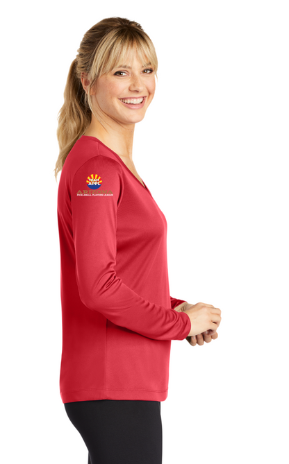 Women's LONG Sleeve V-Neck - Arizona Pickleball Players League