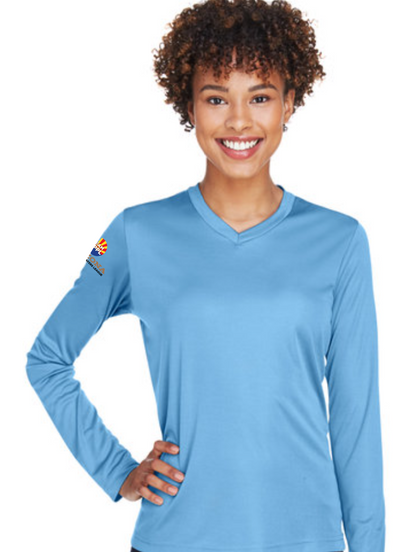 Women's LONG Sleeve V-Neck - Arizona Pickleball Players League