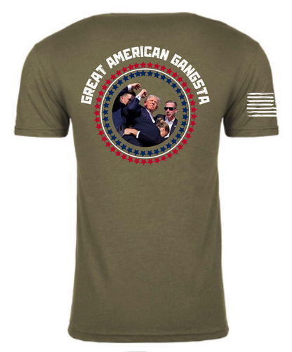 Great American Gansta Trump Shot Shirt