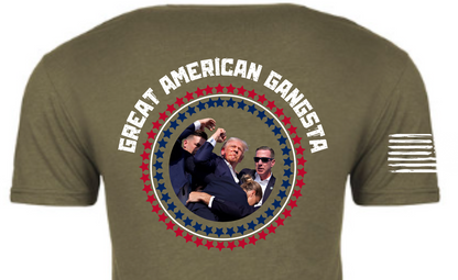 Great American Gansta Trump Shot Shirt