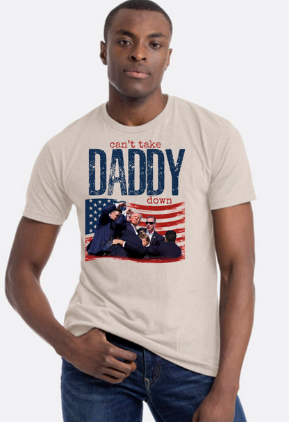 Can't Take Daddy Down, Trump Shot Shirt