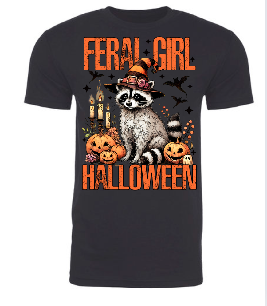 Feral Girl - Halloween Shirt