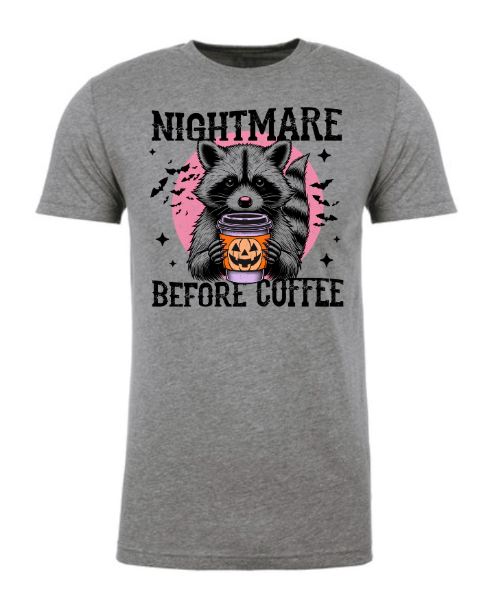 Nightmare Before Coffee - Halloween Shirt