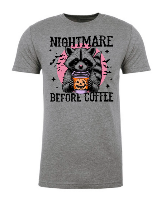 Nightmare Before Coffee - Halloween Shirt