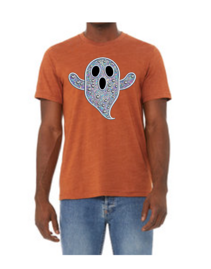 Rhinestone Ghost- Halloween Shirt