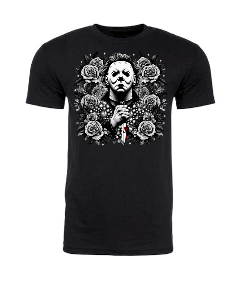 Michael Myers Rhinestone  - Halloween Shirt