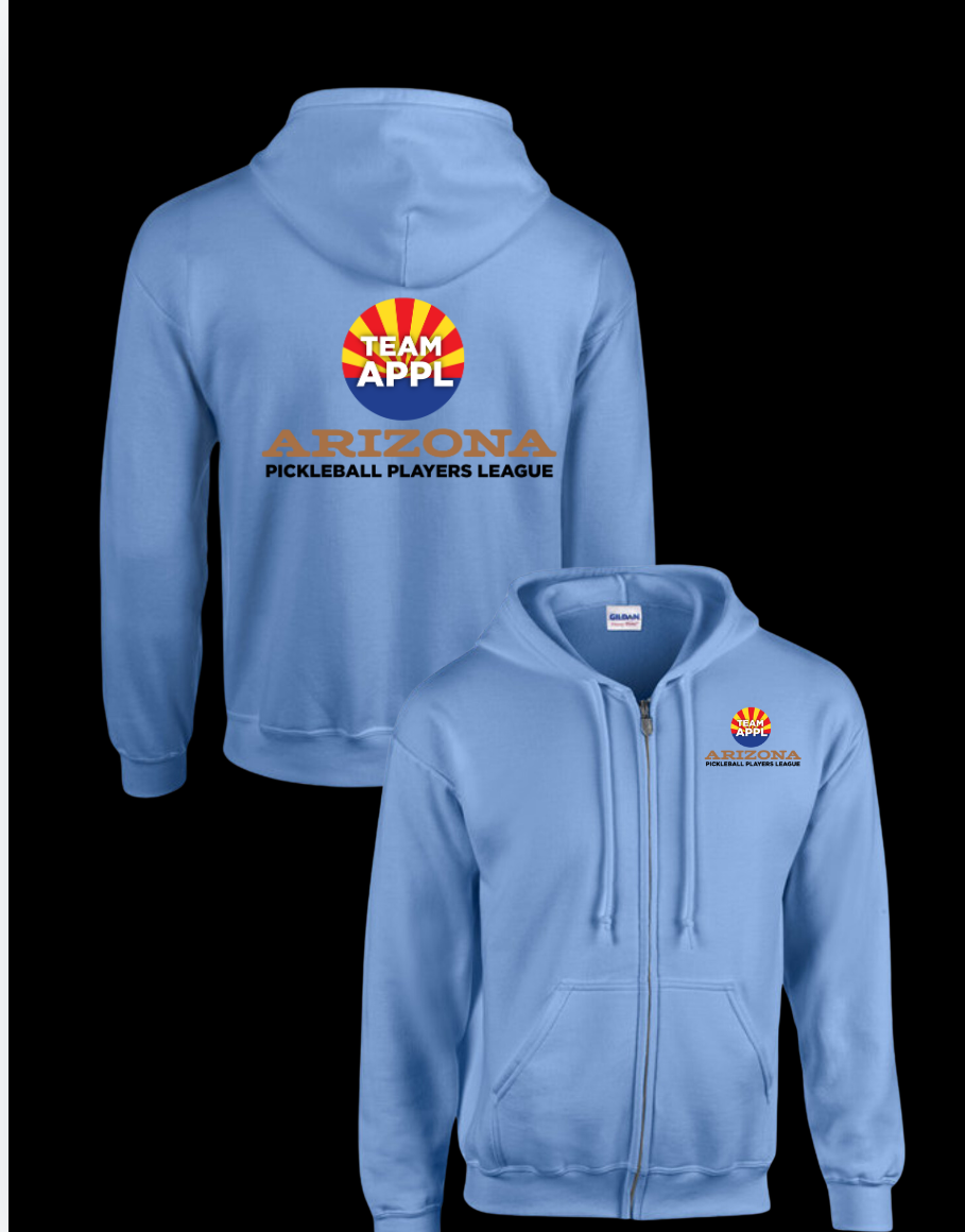 Arizona Pickleball Players League Zip Up Hoodie - APPL