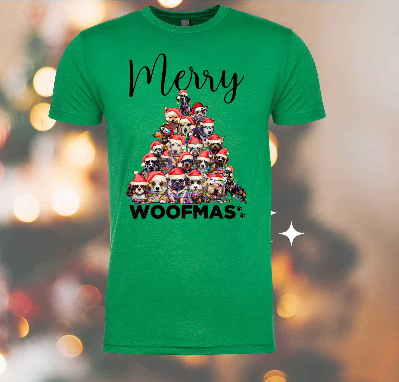 Merry Woofmas Dog - Christmas Holiday Shirt