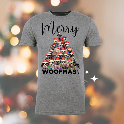 Merry Woofmas Dog - Christmas Holiday Shirt