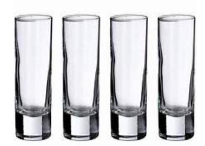 Customized Shot Glasses Set of 4