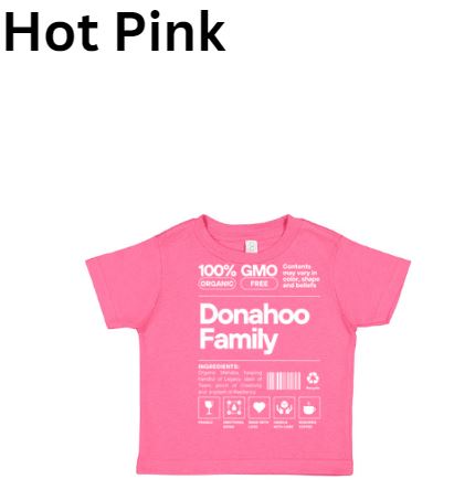 Donahoo Family Shirts Toddler