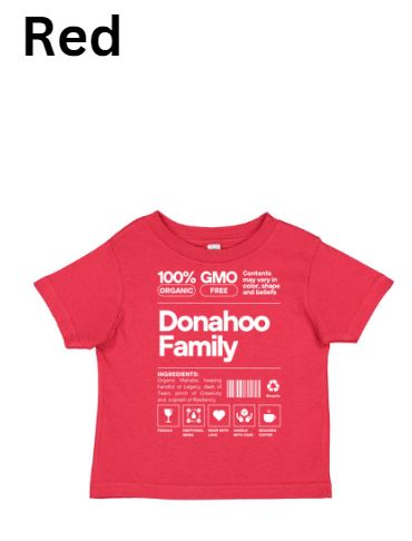 Donahoo Family Shirts Toddler