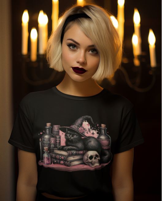 Black Cat - Halloween Shirt