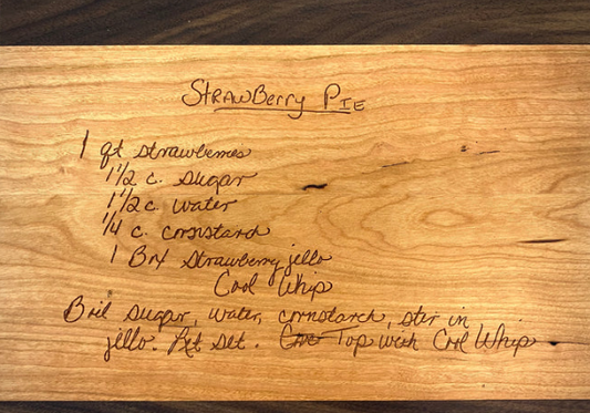 Laser Engraved CUSTOM cutting board 11x14