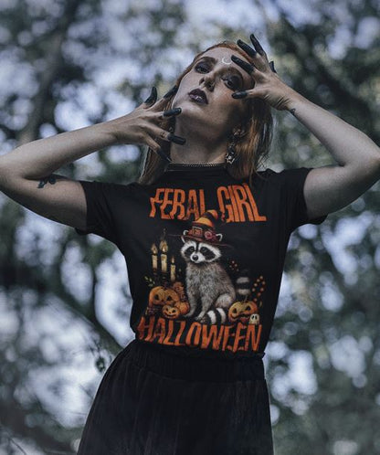 Feral Girl - Halloween Shirt