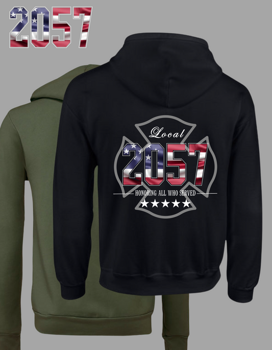 Local 2057 Honors Veterans - OFF Duty Hoodie