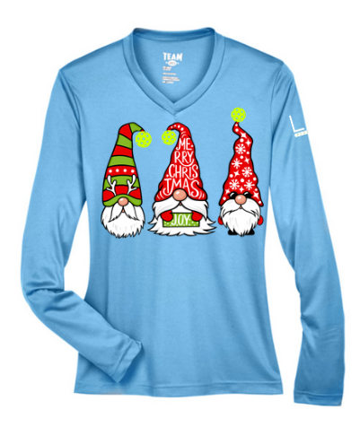 Christmas Pickleball Gnomes - Holiday Pickleball Shirt