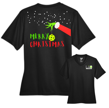 Merry Christmas Grinch Pickleball - Holiday Pickleball Shirt