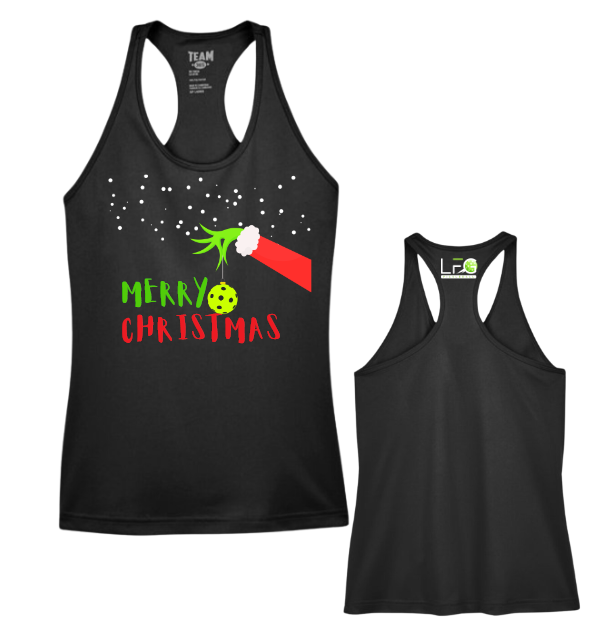 Merry Christmas Grinch Pickleball - Holiday Pickleball Shirt