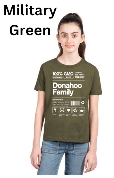 Donahoo Family Shirts Youth