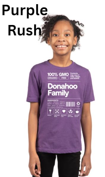 Donahoo Family Shirts Youth