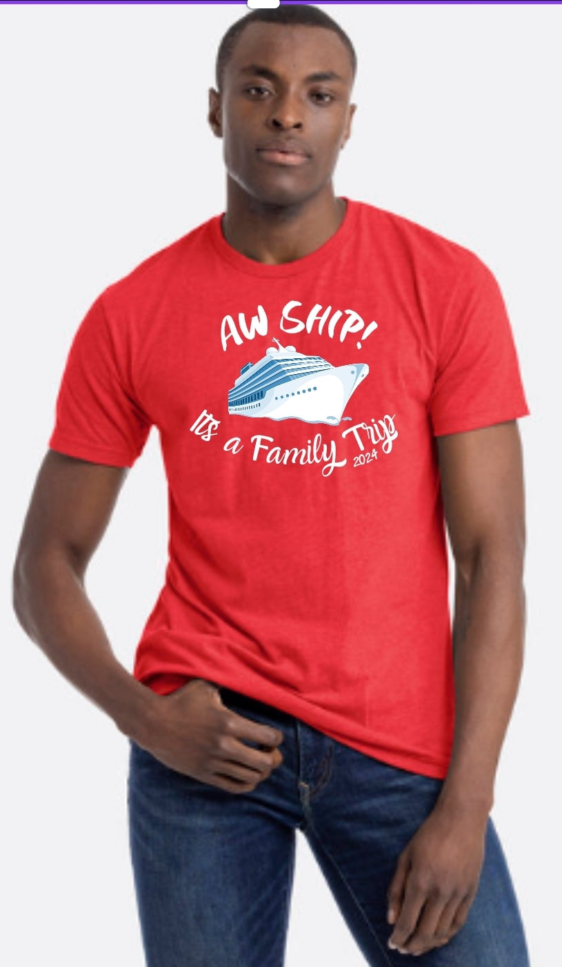 CUSTOM Cruise Birthday Family Reunion Travel Shirts